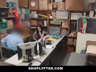 Shoplyfter - troublemaking teen fucks to not go to jail